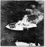 Such Crust IV (1) burning during the 1952 APBA Gold Cup in Seattle